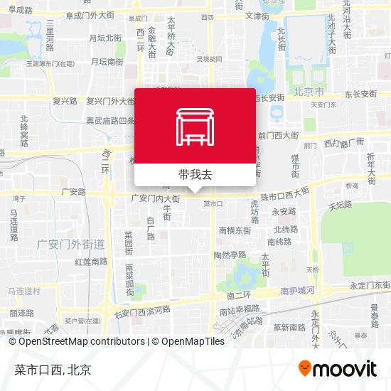 菜市口西地图