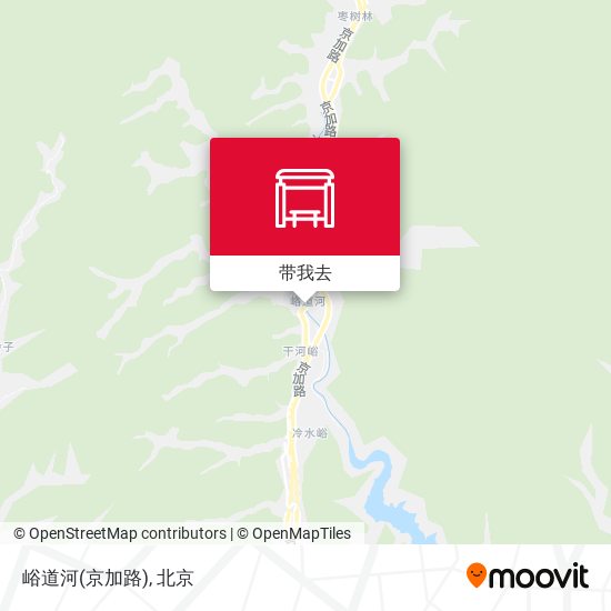 峪道河(京加路)地图