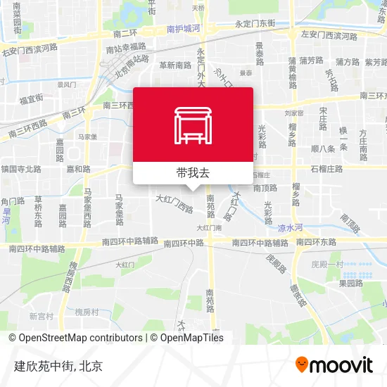 建欣苑中街地图
