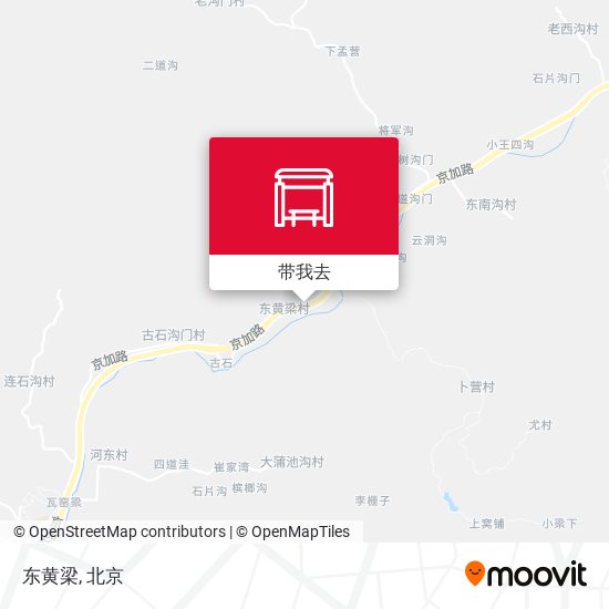 东黄梁地图