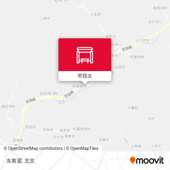 东黄梁地图