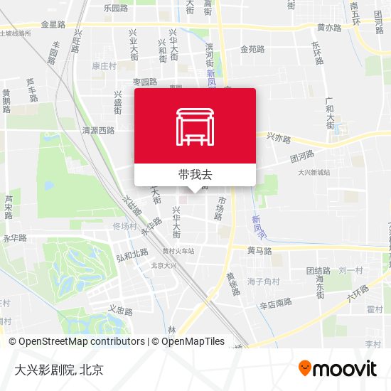 大兴影剧院地图