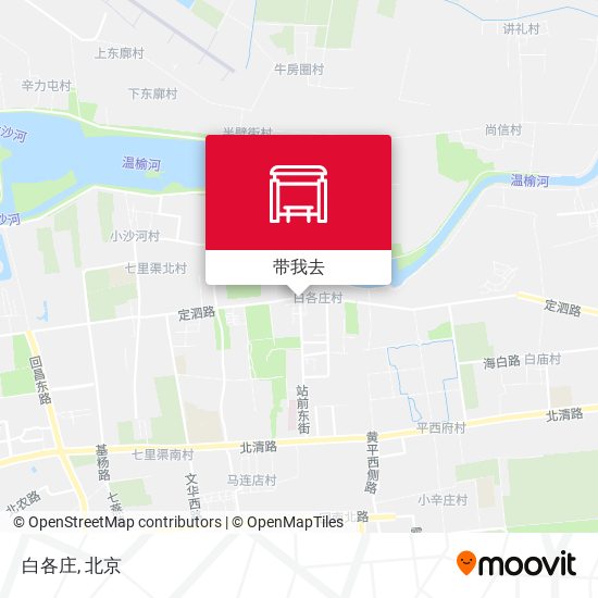白各庄地图