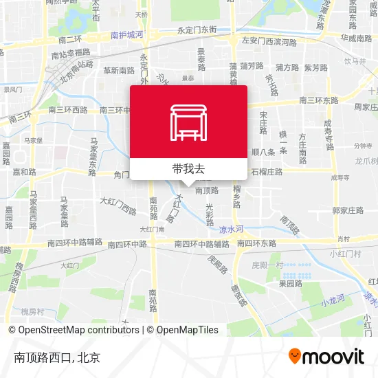 南顶路西口地图