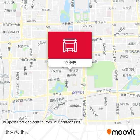 北纬路地图