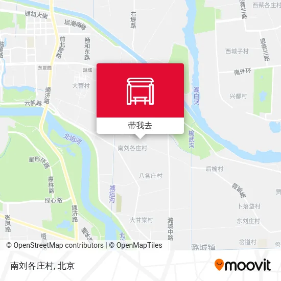 南刘各庄村地图