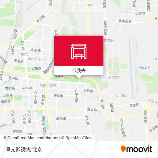 星光影视城地图