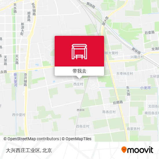 大兴西庄工业区地图