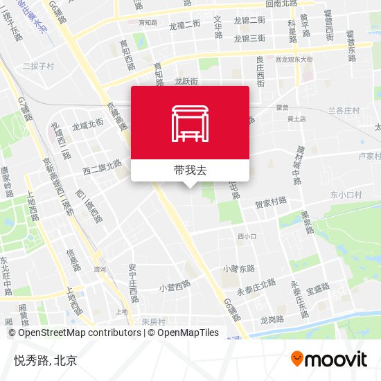悦秀路地图