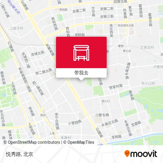 悦秀路地图