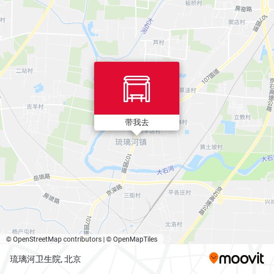 琉璃河卫生院地图