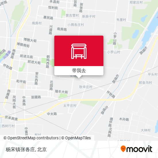 杨宋镇张各庄地图