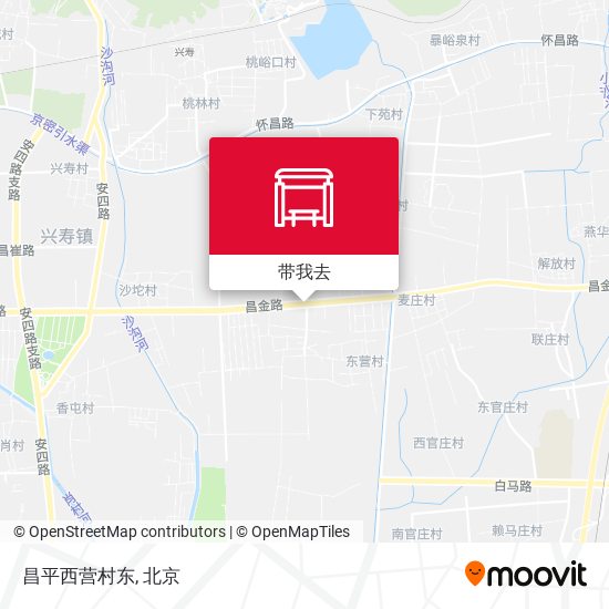 昌平西营村东地图