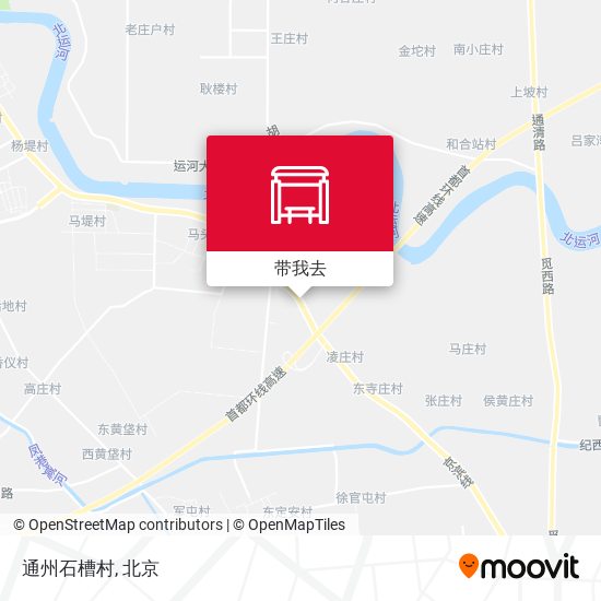 通州石槽村地图