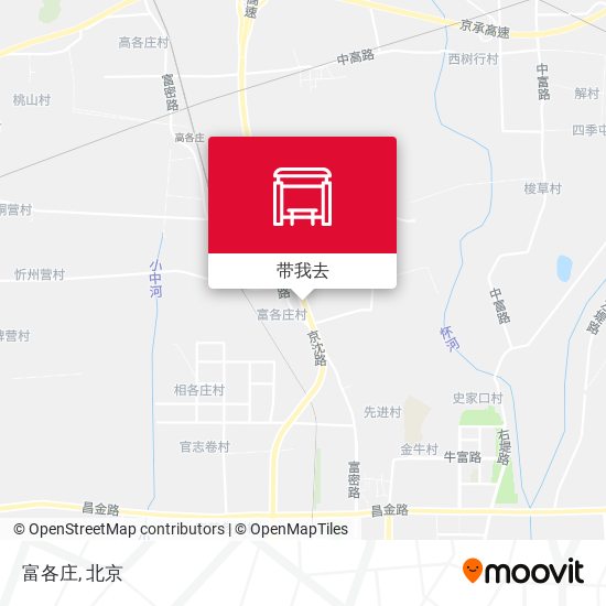 富各庄地图