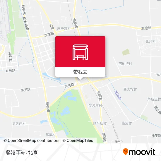 馨港车站地图