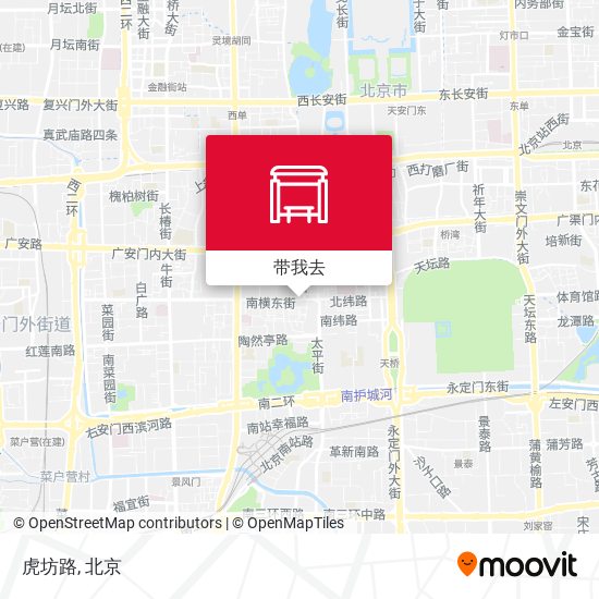虎坊路地图