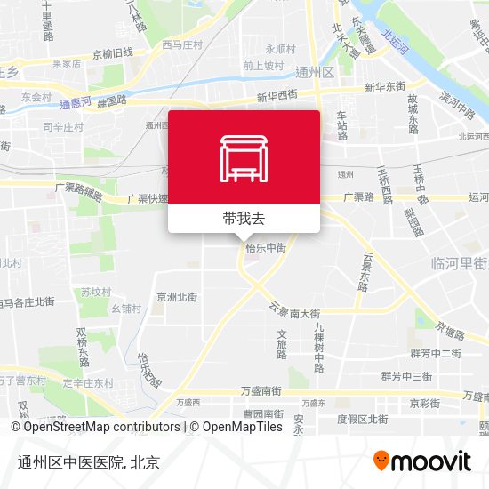 通州区中医医院地图
