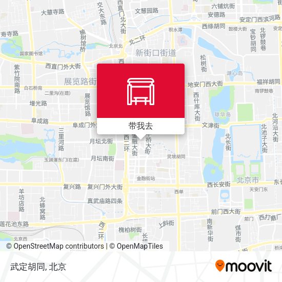 武定胡同地图
