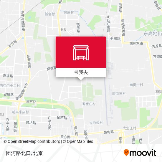 团河路北口地图