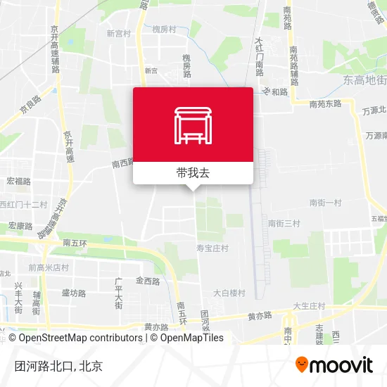 团河路北口地图