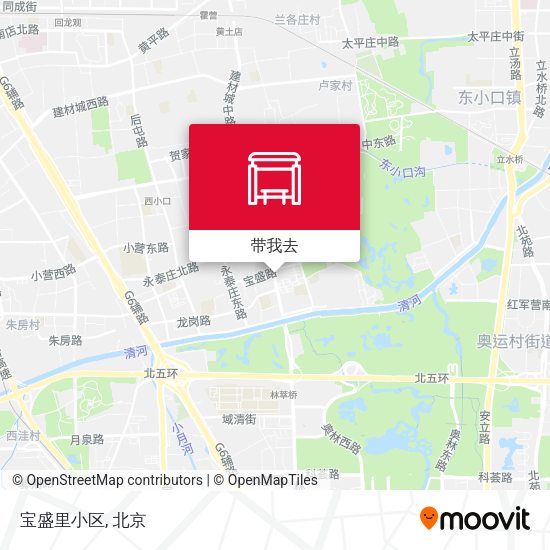 宝盛里小区地图