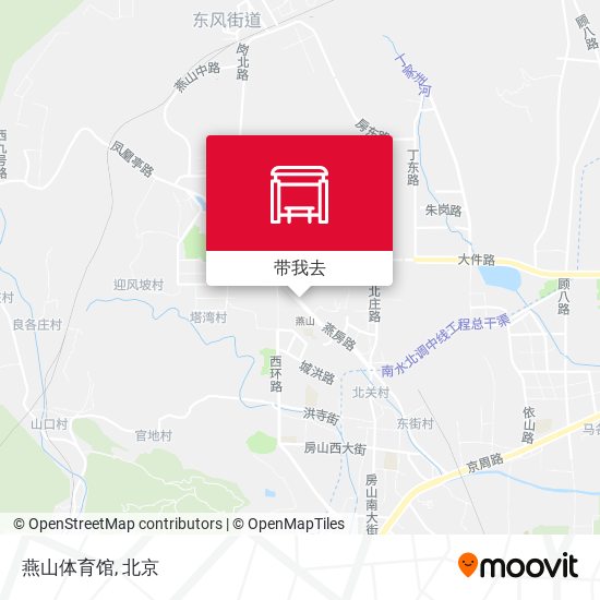 燕山体育馆地图