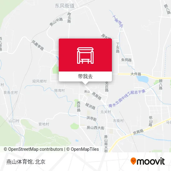 燕山体育馆地图