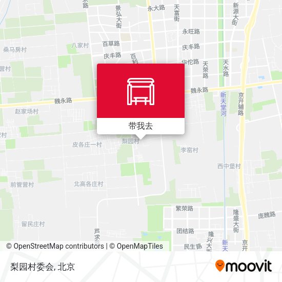 梨园村委会地图