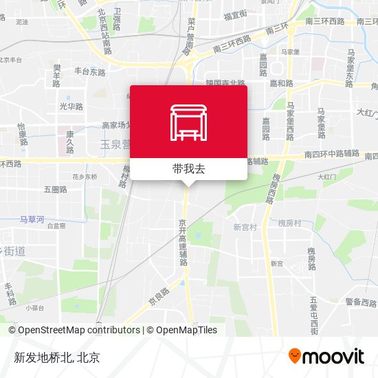 新发地桥北地图