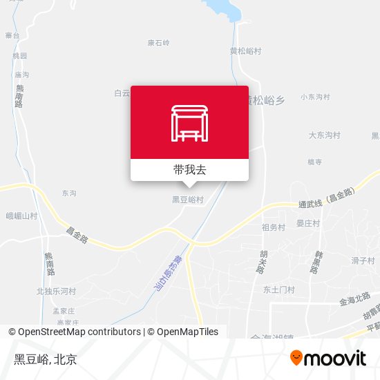 黑豆峪地图
