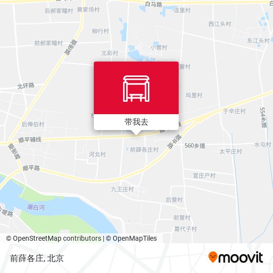 前薛各庄地图