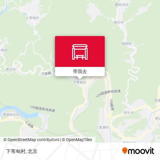下苇甸村地图