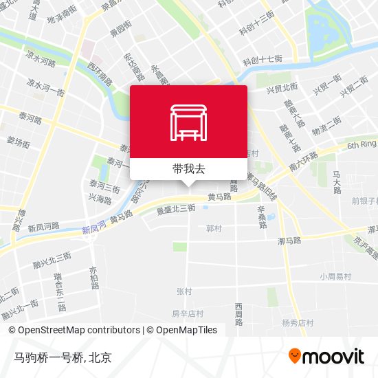 马驹桥一号桥地图