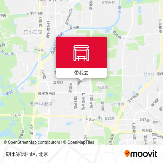 朝来家园西区地图