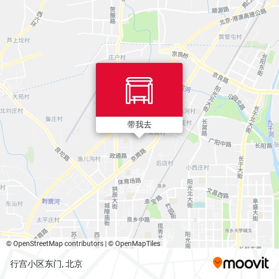 行宫小区东门地图