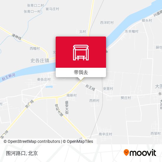 围河路口地图