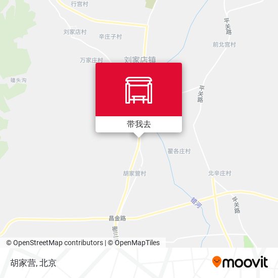 胡家营地图