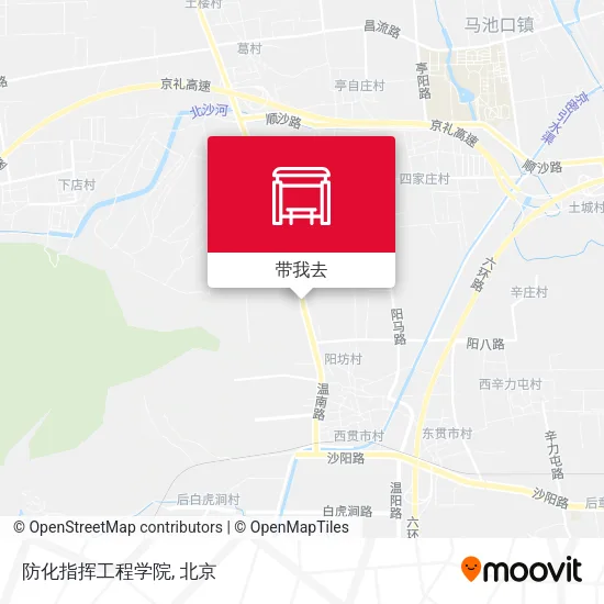 防化指挥工程学院地图