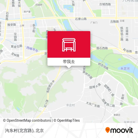 沟东村(北宫路)地图