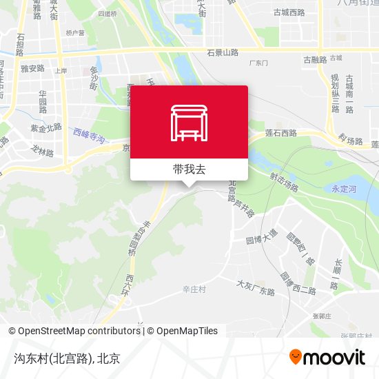 沟东村(北宫路)地图