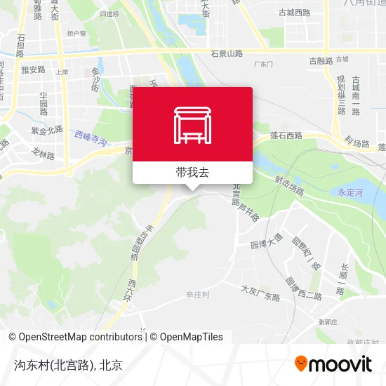 沟东村(北宫路)地图