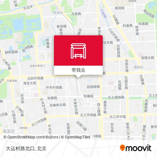 大运村路北口地图