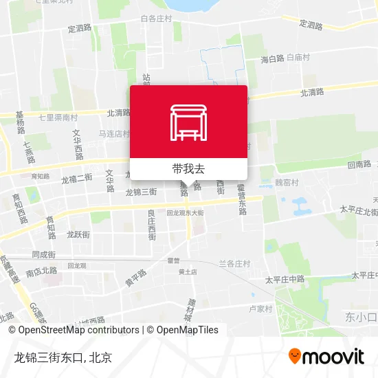 龙锦三街东口地图