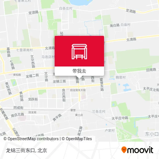 龙锦三街东口地图