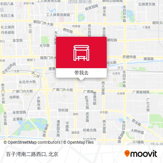 百子湾南二路西口地图