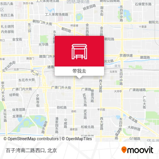 百子湾南二路西口地图