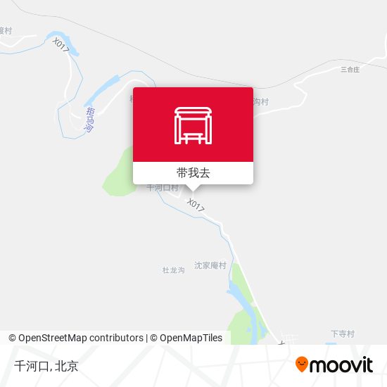 千河口地图