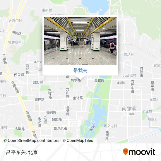 昌平东关地图