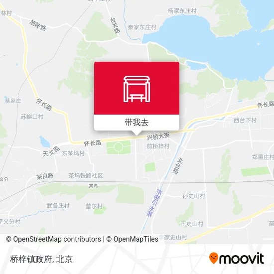 桥梓镇政府地图